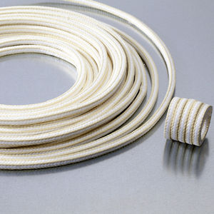 garniture tressée en PTFE / en fil d'aramide / résistante aux produits chimiques / pour l'industrie chimique