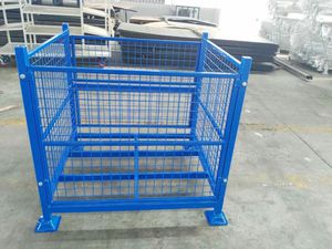 caisse-palette en plastique / grillagée / de stockage