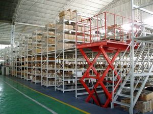 mezzanine industrielle pour palettes