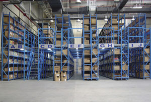 mezzanine industrielle pour entrepôts