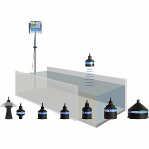 capteur de niveau à ultrasons / pour liquide / pour produits en vrac / pour cuve