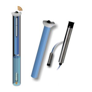 capteur de niveau hydrostatique / pour liquide / avec enregistreur de données / pour cuve