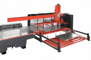 système de chargement et déchargement pour tôle métallique / tôlerie / modulaire