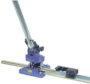 poinçonneuse cisaille manuelle / mécanique / pour rail DIN / de découpe