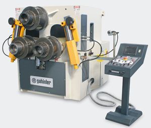 machine de cintrage hydraulique / de tubes / de profilés / à 3 galets moteurs