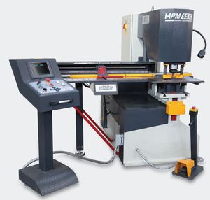 poinçonneuse automatique / hydraulique / pour tôle métallique / à deux têtes
