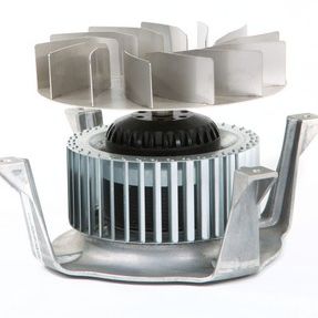 ventilateur centrifuge / en acier galvanisé / AC / avec rotor externe