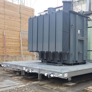 bac de rétention pour transformateur / en acier galvanisé / pour intérieur / modulaire