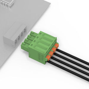 bloc de jonction à ressort / pour PCB / en matière plastique