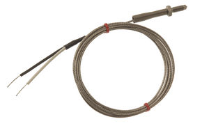 thermocouple / à visser / avec doigt de gant en métal