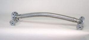 tuyau flexible pour eau chaude / en acier inoxydable