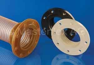 bride pour tuyaux / pour tuyau flexible / en plastique / percée