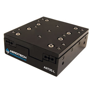 platine de nanopositionnement linéaire / 1 axe / à rouleaux croisés