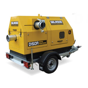pompe à eau / à moteur diesel / auto-amorçante / centrifuge