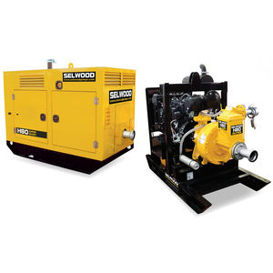 pompe pour eaux usées / à moteur diesel / auto-amorçante / centrifuge