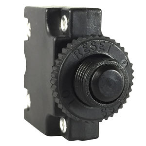 disjoncteur thermique / unipolaire / à réarmement manuel / type bouton poussoir