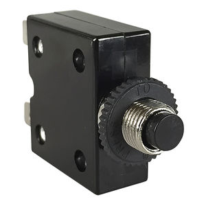 disjoncteur thermique / unipolaire / à réarmement manuel / type bouton poussoir