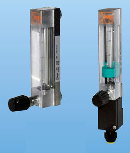 débitmètre à flotteur / pour eau / pour air / en acier inoxydable