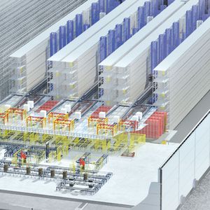 système de stockage automatique vertical / horizontal / pour entrepôts
