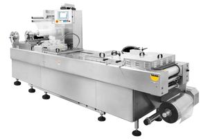 thermoformeuse alimentée par rouleau / pour emballage / automatisée / industrielle