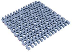 bande transporteuse grillagée / modulaire / en plastique / industrielle