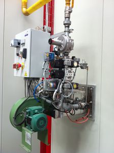brûleur à gaz naturel / à veine d'air / bas NOx