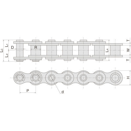 Cha Ne Axe Creux Sl Hp Sugiyama Chain Co Ltd De Transmission