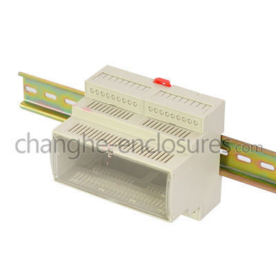 Boîtier pour rail DIN 14 55 CHANGHE modulaire en ABS en PC