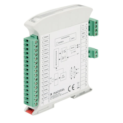 Module d entrée analogique DAT3018 DATEXEL SRL Modbus RTU RS