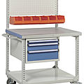 chariot porte-outils - 600 kg, 1 000 x 810 x 1 640 mm