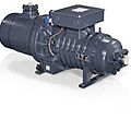 compresseur frigorifique à double vis / semi-hermétique - 118 - 1100 m³/h, 40 - 390 HP | SRC-XS series