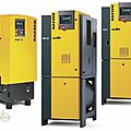 compresseur à vis / stationnaire / avec sécheur par réfrigération - max. 22 kW, max. 3.5 m³/min, 8 - 15 bar | SXC, ASK T