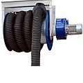 enrouleur de tuyau / à ressort / pour l'aspiration des gaz d'échappement - max. Ø 75 mm | ARA
