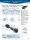 Heyco-Flex� Liquid Tight Conduit Fittings Straight-Thru, Snap-In Hubs 