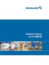 hydraulic Presses up to 16.000 kN