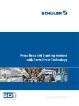 Press line and blanking systems with ServoDirect Technology
