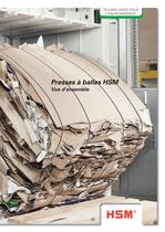 Presses � balles HSM - Vue d�ensemble