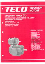 TECO Explosion-Proof Induction Motor-Nema Frame