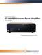 Giga-tronics GT-10XX Series Microwave Power Amplifier Product Flier