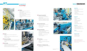 Ligne de production de lames de volets roulants et de portes - RT