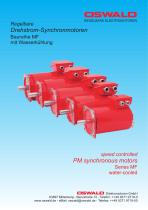 Speed controlled - PM synchronous motors
