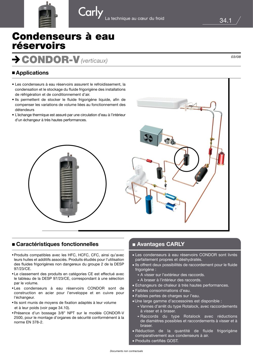 Selection condenseur a eau