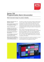 RTK Instruments Series 725 Alarm Annunciator