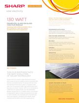 130 WATT frameleSS, glaSS-on-glaSS Thin film moDUle