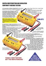 Digital Multifunction and Insulation Continuity Voltage Tester
