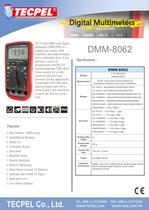 TECPEL�  6000 count digital Multimeter DMM-8062