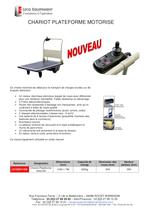 Chariot plateforme motoris�