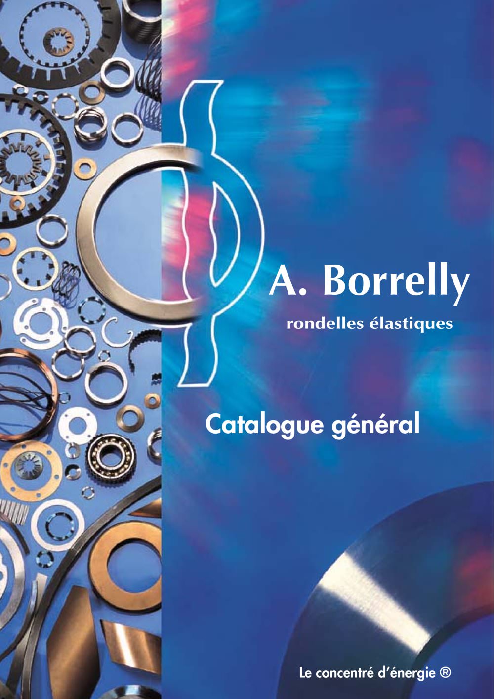 Catalogue Général Borrelly Rondelles élastiques Borrelly Spring