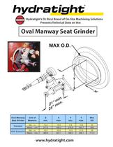 Oval Manway Seat Grinder