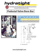 Pedestal Valve Boring Bar